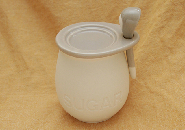 素焼き調味料入れ(SUGAR)