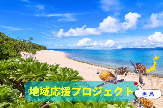 黒島観光でウミガメと出会う旅 石垣島から船で30分のハートアイランドへ!
