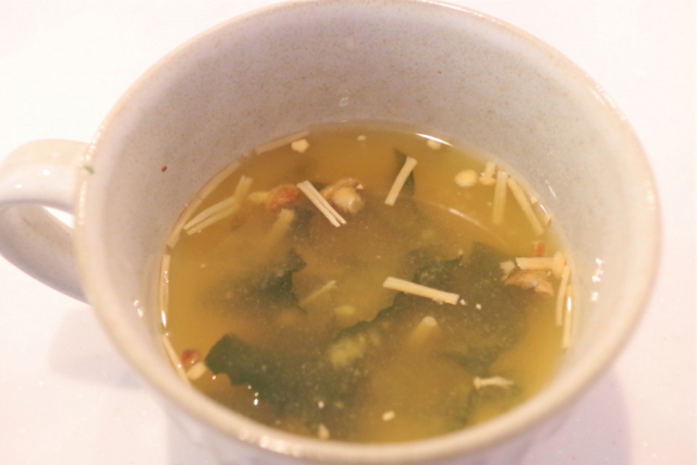 信州きのこの味噌汁