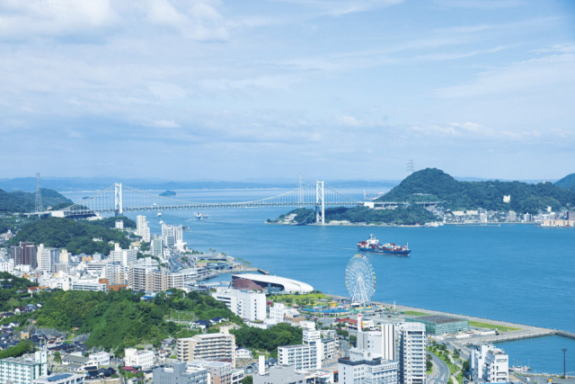 海峡ゆめタワーの展望室(29・30階)