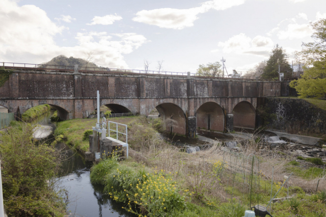 都留カフェ×落合水路橋「cafe織水」