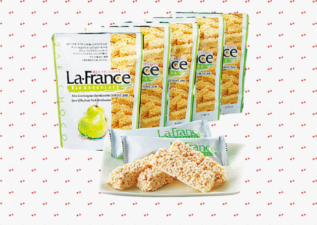 【山形×フルーツみやげ】ラ・フランスバー チョコ