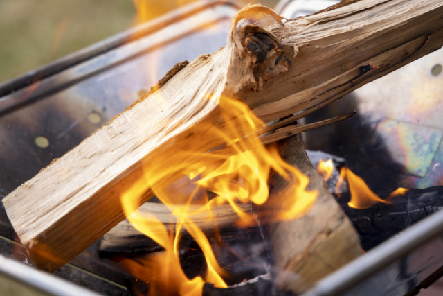 おすすめグルメスポット③ 夕食は本格BBQ!「Café&BBQ 苗場たき火フィールド」