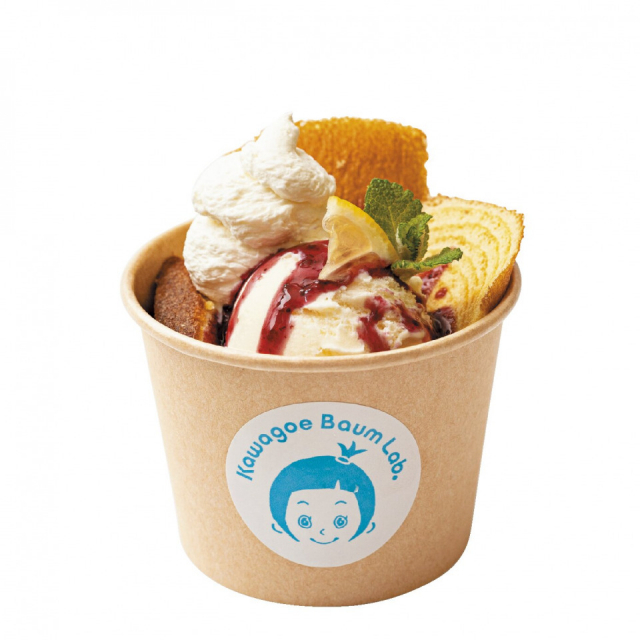 ふわふわ食感のバウムをお好みのトッピングで「川越バウムLab.」