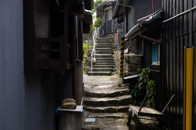 出羽島ガイドウォークを体験してみよう②出羽島の町並みを見学