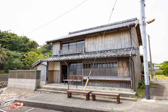 出羽島ガイドウォークを体験してみよう⑤波止の家で休憩