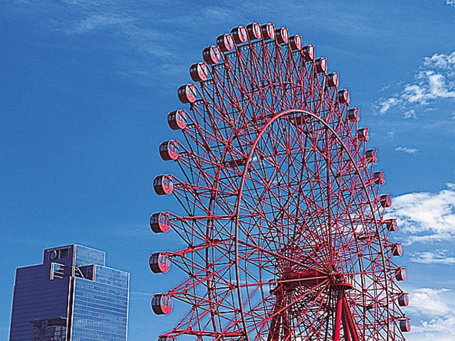 【大阪の遊ぶところ 夜の大人編 おすすめスポット3】HEP FIVE 観覧車(梅田)