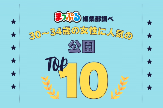 30~34歳の女性が選んだ!旅行先で訪れた公園人気ランキング TOP10!気になる第1位は「四季彩の丘(北海道上川郡美瑛町)」
