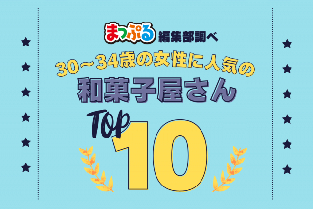 30~34歳の女性が選んだ!旅行先で訪れた和菓子屋さん人気ランキング TOP10!気になる第1位は「青柳総本家 KITTE名古屋店(愛知県名古屋市中村区)」
