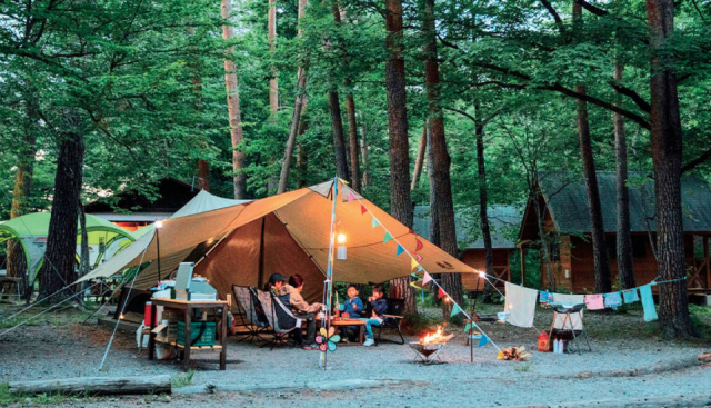べるが尾白の森キャンプ場(山梨県 北杜)