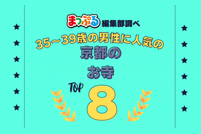 35~39歳の男性が選んだ!京都府で訪れた人気のお寺ランキング TOP8!第2位は「南禅寺(京都府京都市左京区)」気になる1位は?