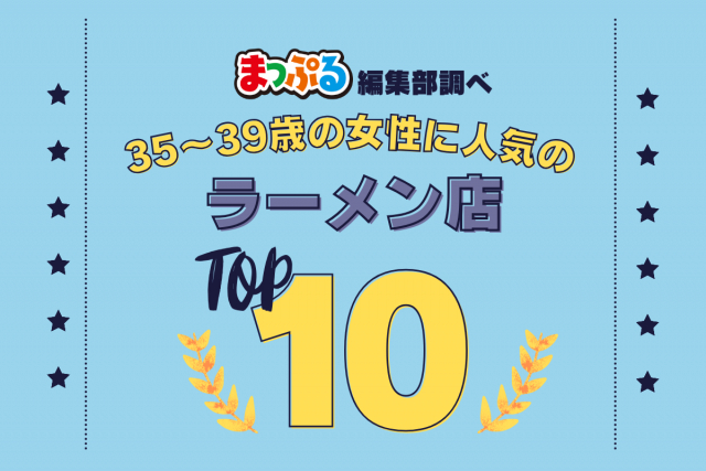 35~39歳の女性が選んだ!旅行先で訪れたラーメン店人気ランキング TOP10!気になる第1位は「らあめん 六文銭(大阪府大阪市淀川区)」