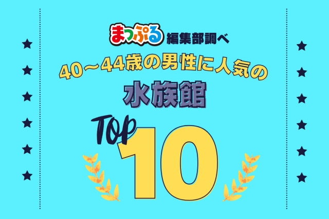 40-44歳の男性が選んだ!旅行先で訪れた水族館人気ランキング TOP10!気になる第1位は「沼津港深海水族館 シーラカンス・ミュージアム(静岡県沼津市)」