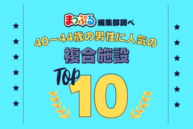 40-44歳の男性が選んだ!旅行先で訪れた複合施設人気ランキング TOP10!気になる第1位は「氷見漁港場外市場 ひみ番屋街(富山県氷見市)」