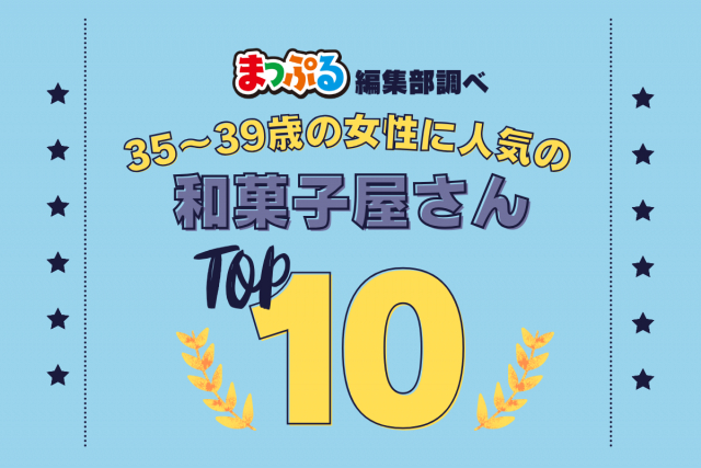 35~39歳の女性が選んだ!旅行先で訪れた和菓子屋さん人気ランキング TOP10!気になる第1位は「赤福本店(三重県伊勢市)」