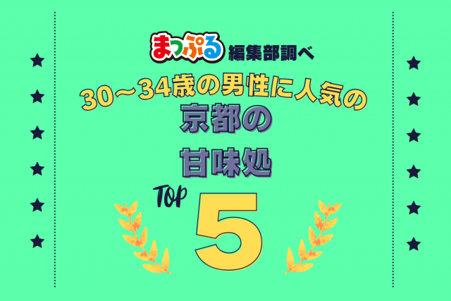 30~34歳の男性が選んだ!京都府で訪れた人気の甘味処ランキング TOP5!第2位は「辻利兵衛本店(京都府宇治市)」気になる1位は?