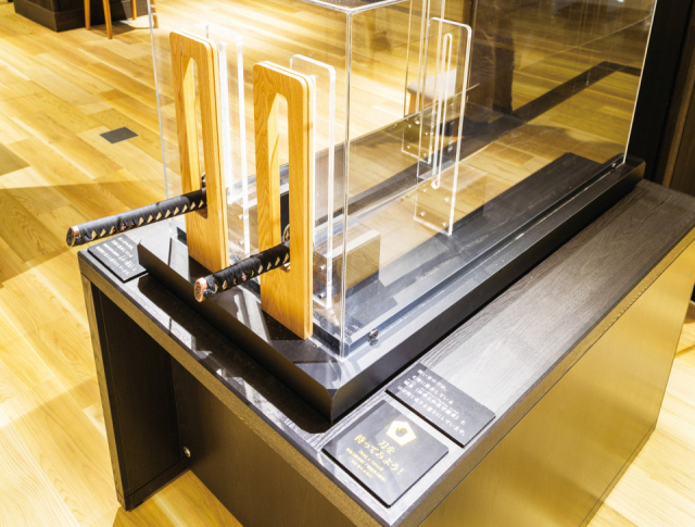 岡山城天守の内部に挿入!