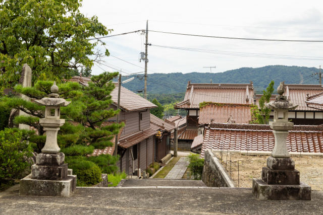 高屋町白市地区の町並みを散策