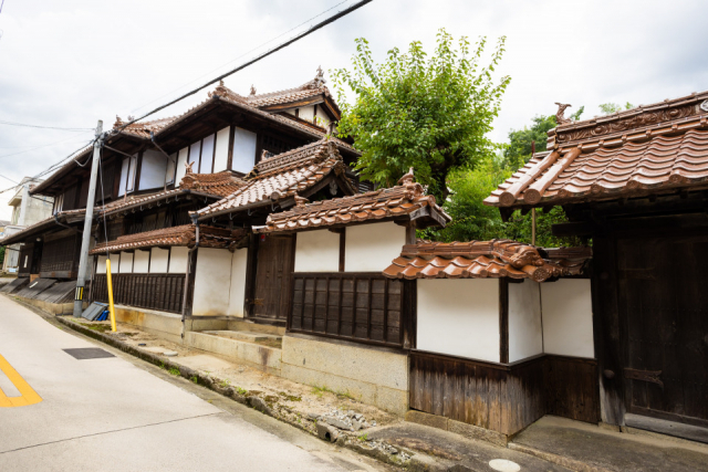 高屋町白市地区の町並みを散策