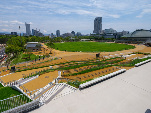 最新スポット「ひろしまスタジアムパーク」