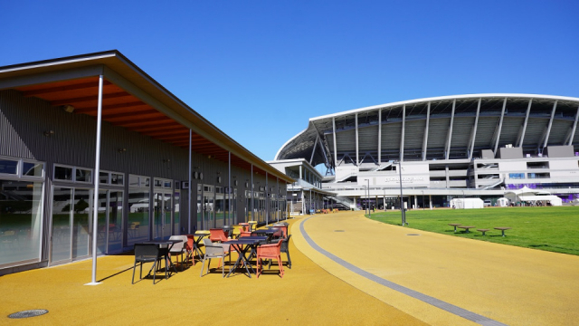 最新スポット「ひろしまスタジアムパーク」