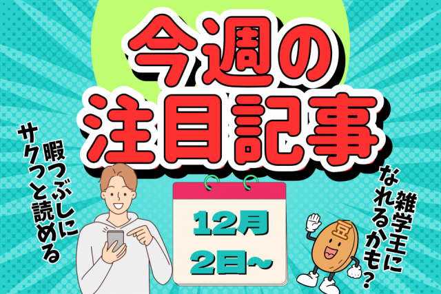 流行語大賞「ふてほど」の時代にタイムスリップ!昭和の懐かしい記事やドラマのテーマにまつわる記事をサクっとチェック!【今週の注目記事】