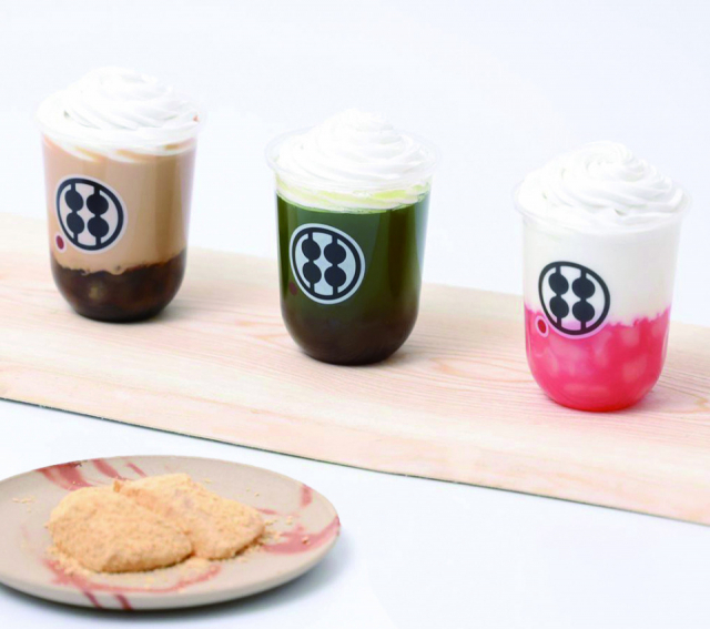 甘味処鎌倉のわらび餅ドリンク