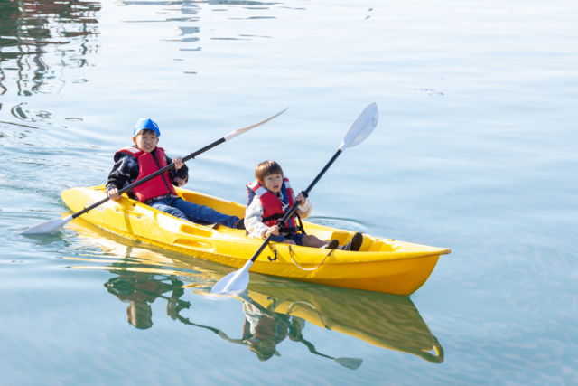 大阪府立青少年海洋センターでワクワクドキドキのカヌー体験!(所要約1時間)